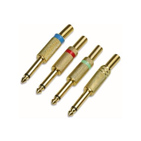 IADAP AU-63-MMR - Connettore 6.35mm Mono Maschio Rosso - Foto 1