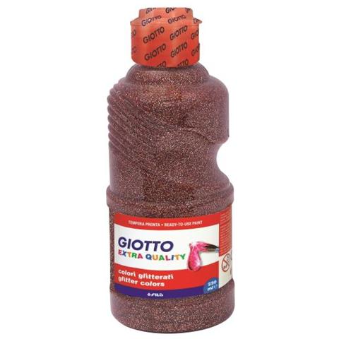 Flacone 250ml Tempera Bronzo Glitte - Foto 1