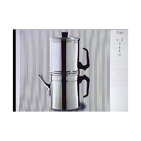 Caffettiera in Acciaio Inox 9 Tazze - Modello Napoletana - Foto 3