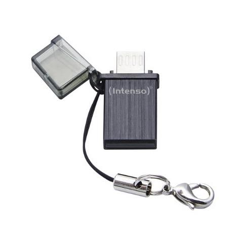 Mini Mobile Line, 16GB, 16 GB, USB 2.0 / Micro-USB, 20 MB / s, Cuffia, Nero, Alluminio - Foto 2