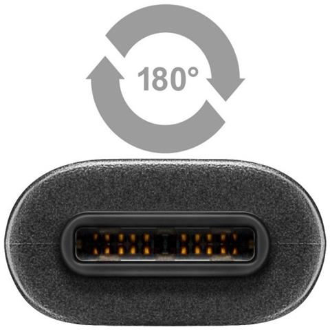 ICOC MUSB31-CMBM02 - Cavo SuperSpeed USB3.1 C Maschio / USB2.0 MicroB Maschio 20cm Nero - Foto 9