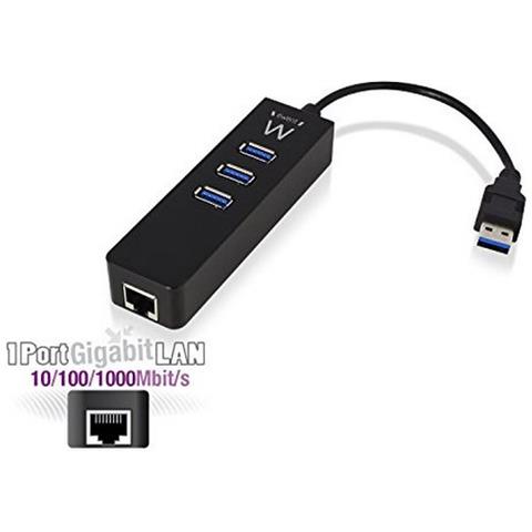 Hub a 3 Port USB 3.1 Gen1 (USB 3.0) con Collegamento Gigabit - Foto 12