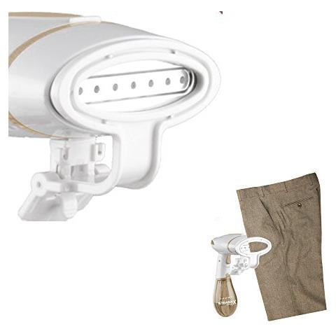 Stiratrice Verticale a Vapore Potenza 1300 Watt Colore Bianco / Oro - Foto 2