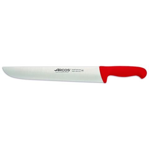 Serie 2900 - Coltello da macellaio - Lama Acciaio Inossidabile Nitrum 350 Mm - Manico Polipropilene Colore Rosso - Foto 1