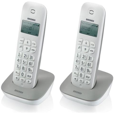 Telefono Cordless Gala Twin Bianco / Grigio - Foto 2