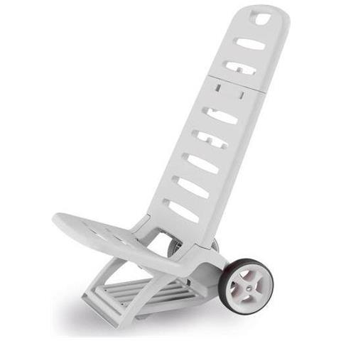 Spiaggina Trolley 2in1 Plastica 802   - Bianco - Foto 1