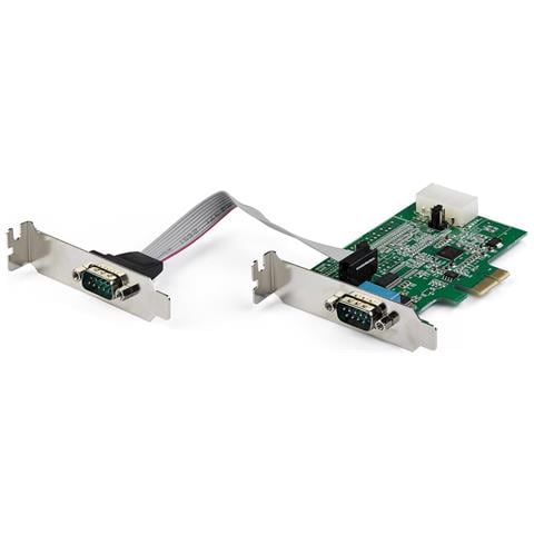 Scheda Adattatore Seriale Pci Express Rs232 A 2 Porte - Scheda Controller Host Seriale Pcie Rs232 - Pcie A Seriale - Foto 9