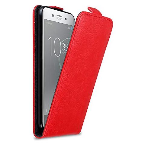 Custodia Compatibile Con Sony Xperia Xz Premium In Rosso Mela - Coperchio Protettivo In Design Flip Con Chiusura Magnetica - Foto 1