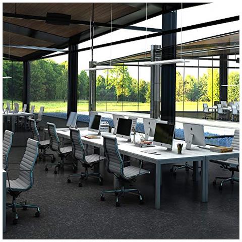 2036817 Set Di 4 Rotelle Pivotanti Nere Per Mobile Senza Freno Con Piastra Di Assemblaggio E Cuscinetto A Sfere, Diametro 30 Mm, Nero, 30mm - Foto 5