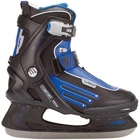 Hockey Su Ghiaccio Pattini Da Ghiaccio Semi Stivale Molle (43schwarz Blu Di Argento) - Foto 1