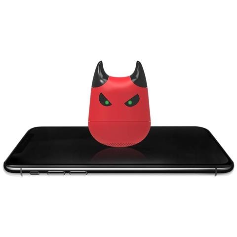 Idevil Bt Speaker W / mic (red), Mini Speaker Cassa Audio Bluetooth Con Funzione Tws Soft Touch, Microfono Incorporato Funzione Vivavoce, Per Qualsiasi Smartphone Con Bluetooth, Musica Wireless - Foto 1