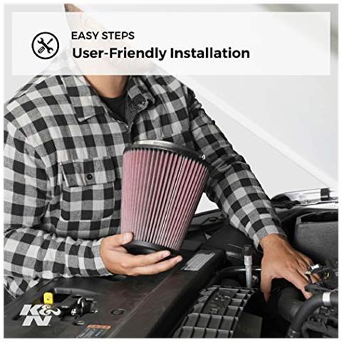 K N Filtri Ru-2510 Auto E Moto Gomma Universale Filtro - Foto 4