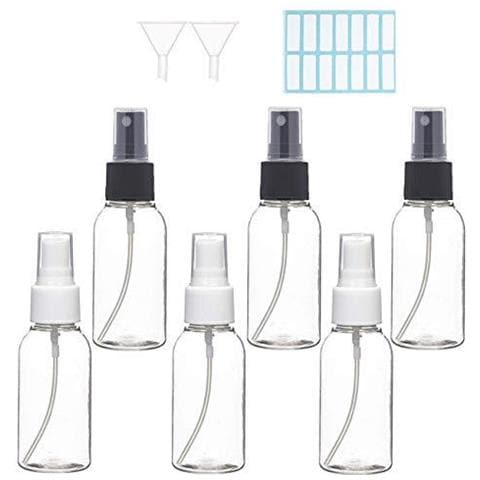 50ml Piccolo Spruzzo Bottiglia Vuota Chiaro Fine Della Foschia Spruzzo Bottiglie Di Plastica Di Viaggio Atomizzatore Di Bottiglia Liquido Ricaricabile Contenitori Per Make-up Capelli Cosmetic - Foto 1