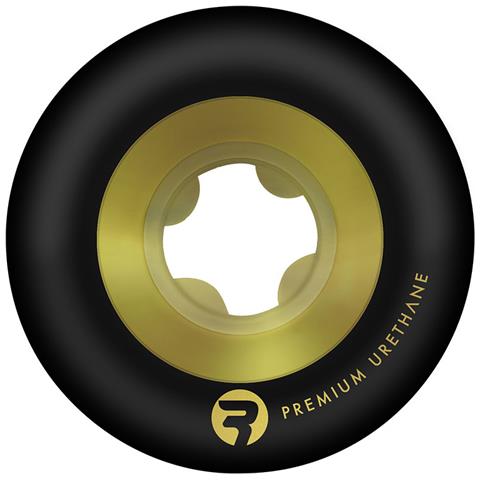 Ruote Skateboard Chrome Core 52mm 99a Black / gold 4 Pz - Foto 1