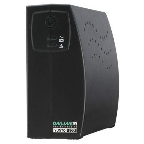 Gruppo di Continuità (UPS) YUNTO 800 A linea interattiva 800VA 3 presa (e) AC Compatta ColoreNero  - Foto 1