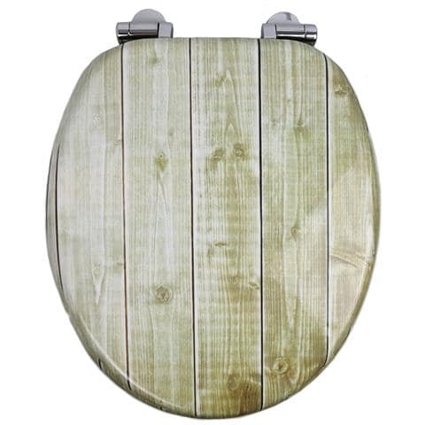 Sedile Wc Copri Vater Universale Frizionato Fantasia In Mdf Chiusura Rallentata *** Fantasia : Wood - Foto 2