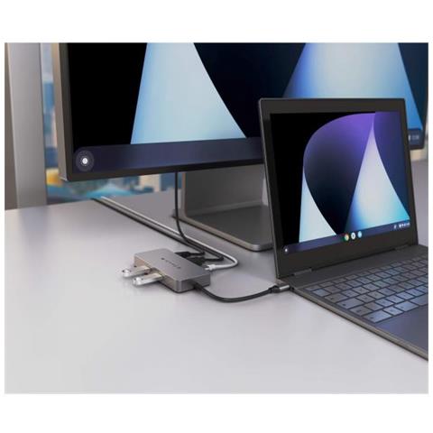Hdmb2 Hub Di Interfaccia Usb 3.2 Gen 1 (3.1 Gen 1) Type-c 5000 Mbit /s Acciaio Inossidabile - Foto 2