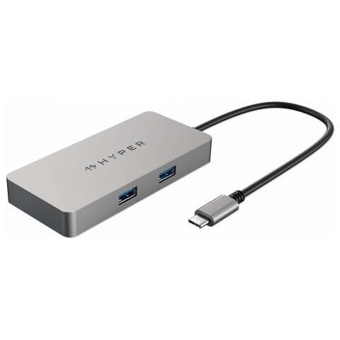 Hdmb2 Hub Di Interfaccia Usb 3.2 Gen 1 (3.1 Gen 1) Type-c 5000 Mbit /s Acciaio Inossidabile - Foto 1