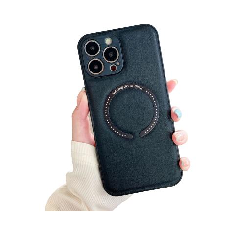 Custodia Per Telefono Supporto Per Ricarica Wireless Magsafe Nero Iphone 13 Pro Max - Foto 1