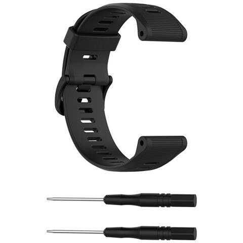 Cinturino Per Orologio In Silicone Forerunner 945/935, Garmin Fenix 5 Black - Foto 4