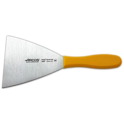 Spatola 2900- Modello 299700 In Acciaio Inox Nitrum E Mango Polipropilene Ergonomico Giallo E Lama 12,5 X 12 Cm, Con Gancio Copertura - Foto 1