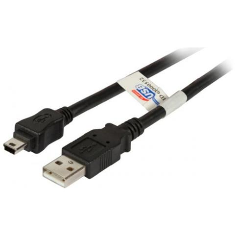 Efb Elektronik K5251sw. 1,8 Cavo Usb 1,8 M Usb 2.0 Usb A Mini-usb B Nero - Foto 1