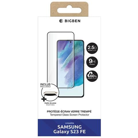 Pellicola Protettiva Per Galaxy S23 Fe In Vetro Temperato 2.5d Con Kit Di Pulizia, Trasparente - Foto 9