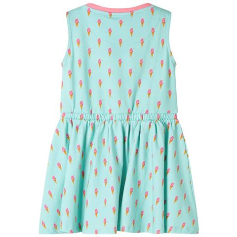 Abito Da Bambina Con Coulisse Menta Chiaro 92 - Foto 2