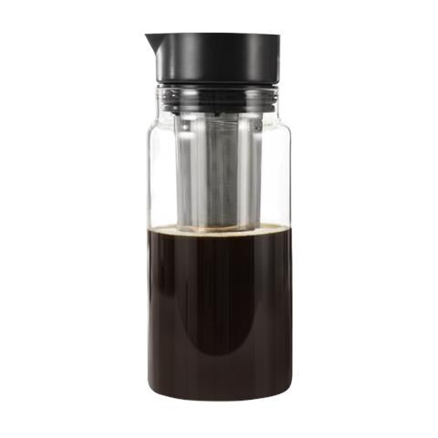 00111254 Caffettiera Manuale Macchina Per Caffè Freddo 1 L Nero, Trasparente - Foto 3