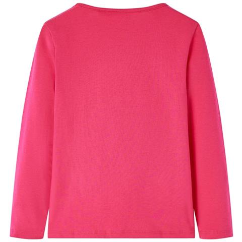Maglietta Da Bambina A Maniche Lunghe Fucsia 140 - Foto 2