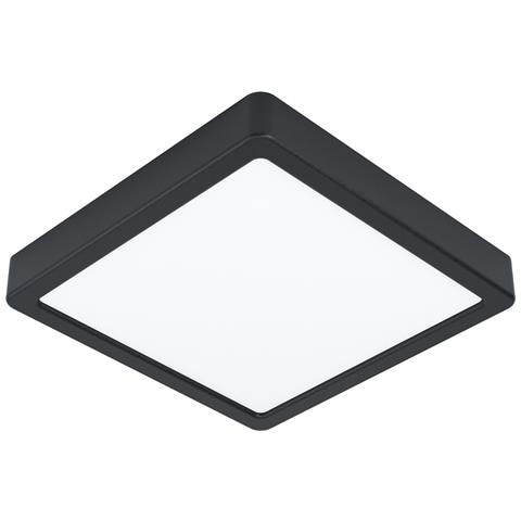 Plafoniera Moderna Fueva 5 In Acciaio Nero Led Integrato 17w 4000k Ip20 - Foto 1