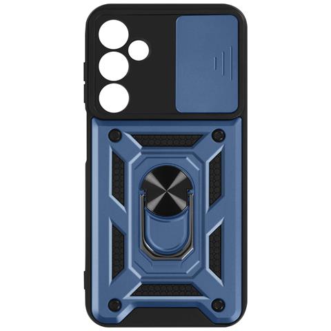Cover Per Samsung A25 5g Anello Supporto Coprifotocamera Scorrevole, Blu Scuro - Foto 1