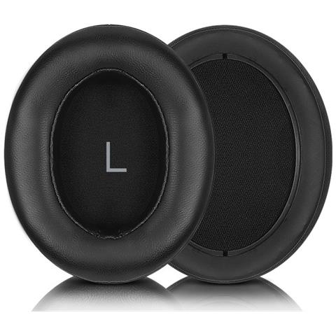 Cuscinetti Auricolari In Pelle Proteica Con Fibbia Per Sennheiser Momentum 3 Black - Foto 1