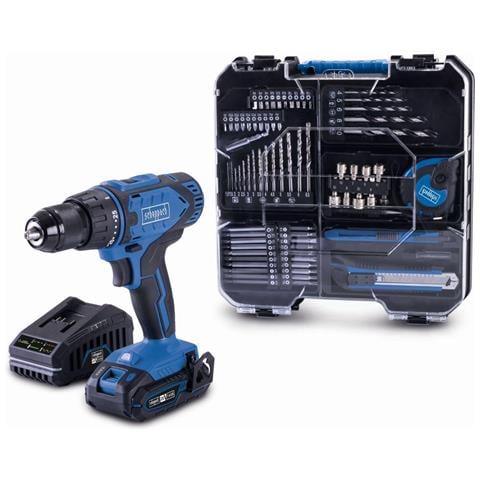 Trapano Avvitatore 20v 74pz 1 Batteria Caricabatteria Ixes C-dtb74/1-x - Foto 1