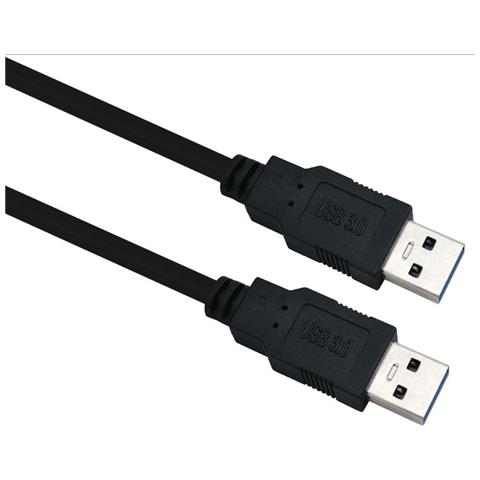 Cavo Di Collegamento, Usb 3.0 A Maschio /a Maschio, 5,0 M, Nero - Foto 1