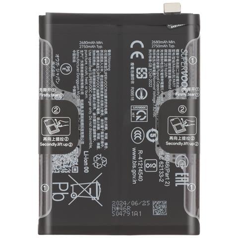 Batteria Interna Per Oneplus Nord 4 5500mah Originale Blpa97, Nero - Foto 1