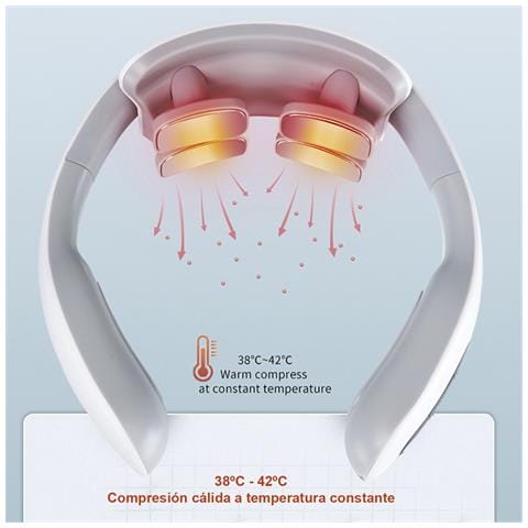 Massaggiatore Per Collo H81 Con Modalità Calore E Impulsi. - Foto 6