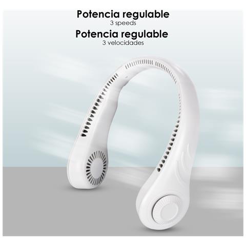 Mini Ventilatore Fa12 Senza Pale Portatile, Per Il Collo. - Foto 2
