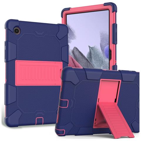Custodia Elegante Per Samsung Galaxy Tab A8 10.5"" Con Supporto, Blu E Rosa - Foto 1