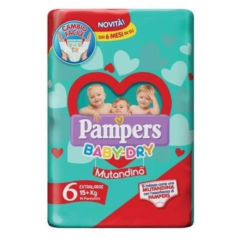 Babydry Mutandino Sing.Xl Pz. 14 Pampers - Foto 1