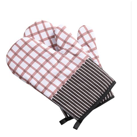 Set Di Guanti Da Forno Da 2, Guanti Da Cucina Per Microonde E Cottura A Vapore Beige - Foto 2