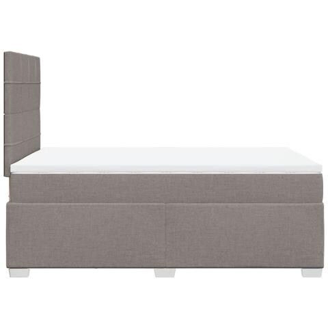 Giroletto a Molle con Materasso Tortora 120x190 cm in Tessuto - Foto 9