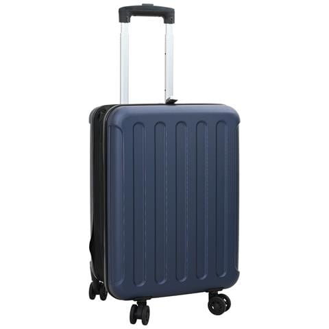 Valigia Pieghevole Hard Shell 20'' Blu Scuro 34x23x55.5 cm ABS - Foto 1