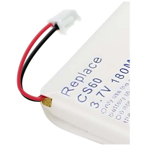 Batteria Li-polymer 180mah Per Cuffia Compatibile Plantronics Cs60 3.7v - Foto 4