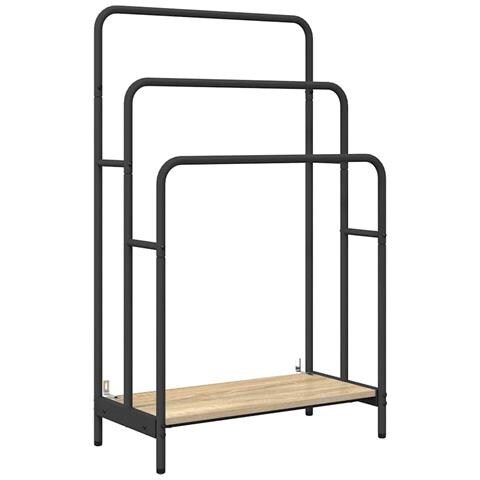 Appendiabiti rovere sonoma 60 x 30 x 100.5 cm Legno multistrato - Foto 1