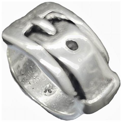 Anello Con Fibbia Placcata In Argento T16 - Foto 1