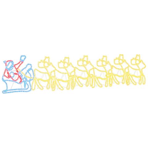 Decorazione di Natale LED Multicolore 69 x 79 cm PVC - Foto 1