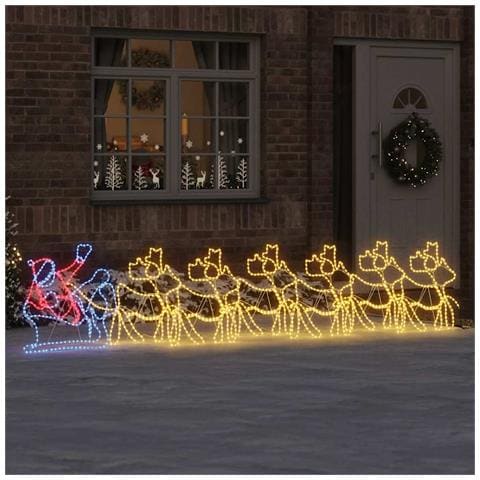 Decorazione di Natale LED Multicolore 69 x 79 cm PVC - Foto 2