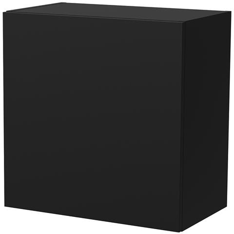 Sparone - Mobile Pensile Un Ripiano, 49.9x50h Cm Nero Antracite - Foto 1