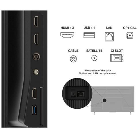 P6K Serie Smart TV 4K Ultra HD 43" 43P6K, Dolby Audio, HDR10+, Google TV - Foto 2